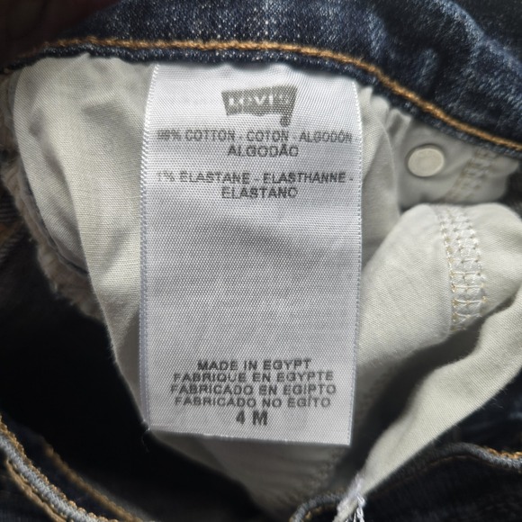 Levi's 529 4M Curvy Boot Leg Blue Jeans Denim Mid Rise Preppy Western Rodeo - Picture 8 of 9